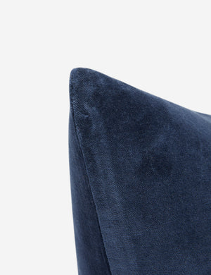 Corner of Charlotte True Blue Square Velvet Pillow
