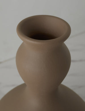 Top of the Elias wavy sculptural vase.