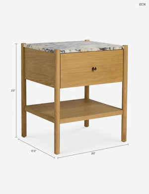 Philana Nightstand : Walnut Oak / 26