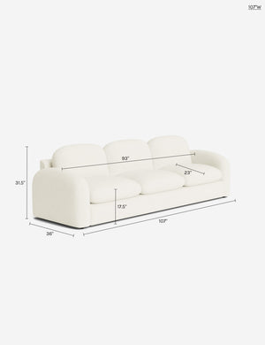 Neve Sofa by Aimee Song : Rust Classic Velvet / 107