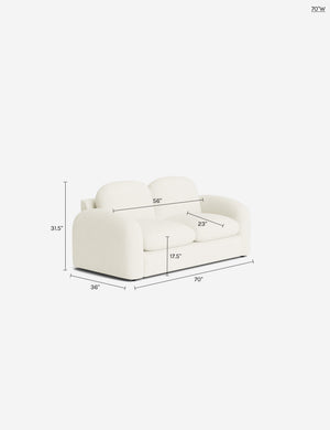 Neve Sofa by Aimee Song : Rust Classic Velvet / 107