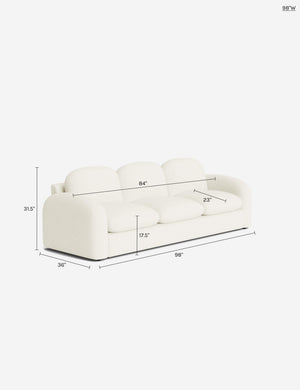Neve Sofa by Aimee Song : Rust Classic Velvet / 107