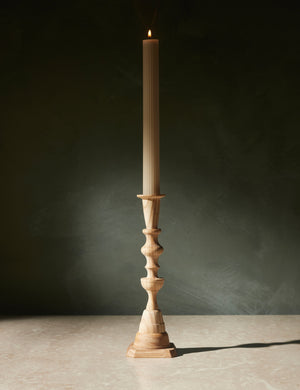 Wooden Georgian Candlestick