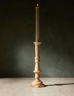 Wooden Georgian Candlestick