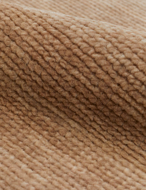 Wheat wool material on the heritage rug
