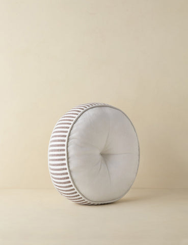 Outdoor Pillows + Poufs