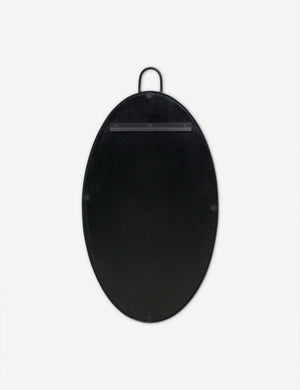 Back of the Loop hanging oval wall mirror
