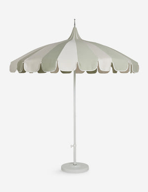 Aamu pointed silhouette patio and pool umbrella by Sarah Sherman Samuel