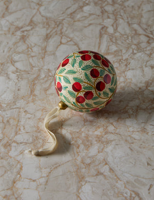 Joelle paper mache ornament
