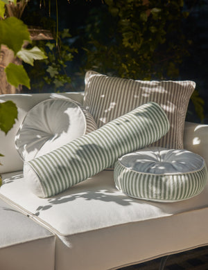 Various Littu Pillows by Sarah Sherman Samuel in different colors and sizes.