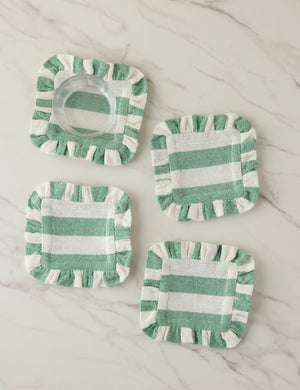 Sunday striped cocktail napkins