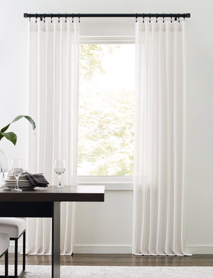 Lina Sheer Curtain Panel by Sunbrella