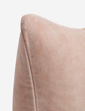 Corner of Charlotte Rosewater Pink Lumbar Velvet Pillow