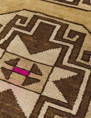 Close-up of the Leyah vintage textile wall art
