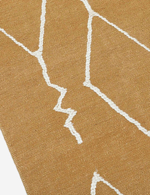 Moroccan Flatweave Rug, Black and Natural by Sarah Sherman Samuel 2'6