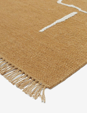 Moroccan Flatweave Rug, Black and Natural by Sarah Sherman Samuel 2'6