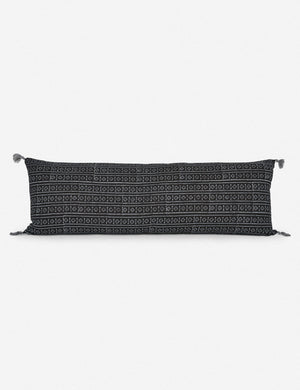 Addis Lumbar Pillow, Black