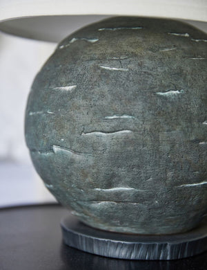 Bethea Sphere Table Lamp, Limestone