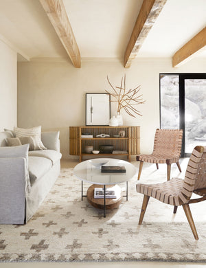 Tiyana Leather Accent Chair