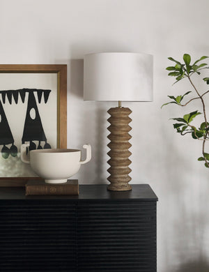 Regina Andrew Accordion Table Lamp, Natural