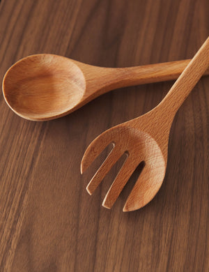 Salad Servers, Beechwood