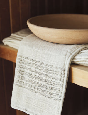 Flax Line Bath Towel
