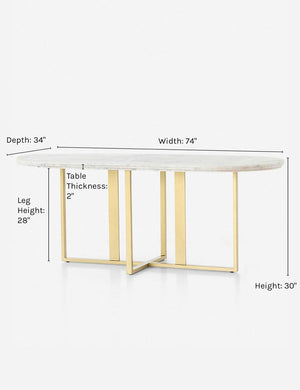 Kara Oval Dining Table