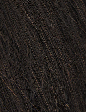 Close-up of the palm three fibers on the Paige black plush pendant light