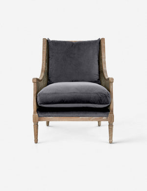 Monique Club Chair, Gray