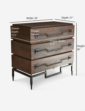 Quella 3-Drawer Dresser