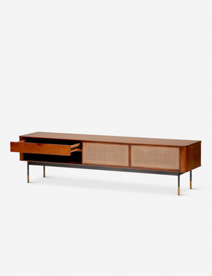 Zennie Media Console, Brown