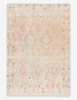 Aysun Rug, Beige and Rust