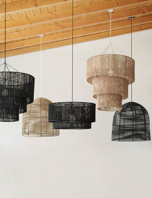 Beehive Pendant Light, Black