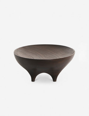 Black Walnut Oval Footed Vessel by Namu Home Goods