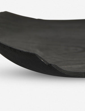 Charred Zelkova Wood Plate, Small by Namu Home Goods