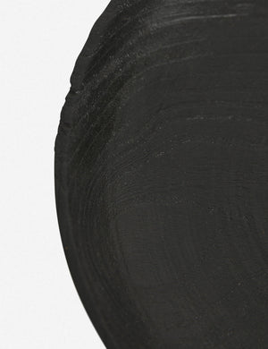 Charred Zelkova Wood Plate, Small by Namu Home Goods