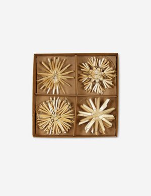 Straw Ornaments (Set of 28) by Cody Foster and Co