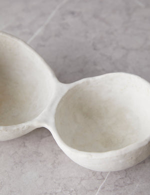 Nabra Double Bowl by Nur Ceramics