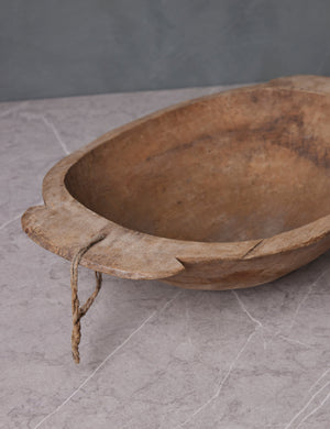 Vintage Hungarian Dough Bowl, Small by Olive Ateliers