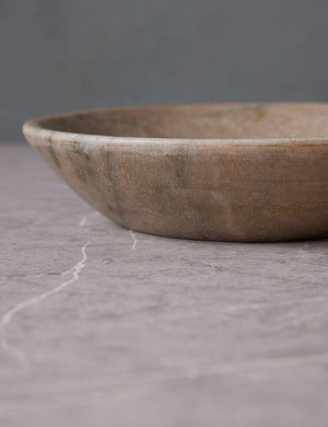 One-Of-A-Kind Marble Bowl, Large by Olive Ateliers