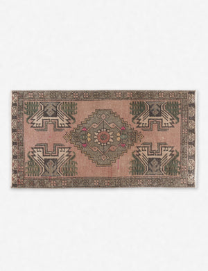 Enes Mini Vintage Rug, 1'8