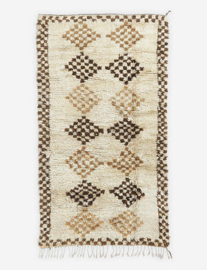 Howla Vintage Moroccan Rug, 4'6