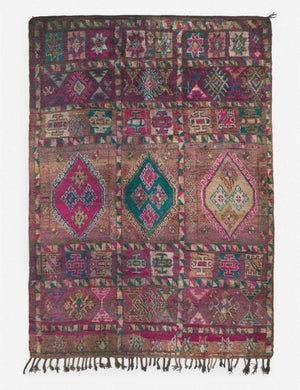 Khafi Vintage Moroccan Rug, 6'11