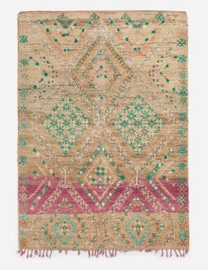 Youness Vintage Moroccan Rug, 5'12