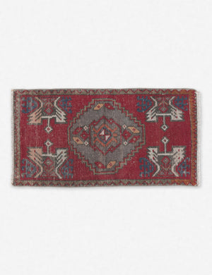 Unal Mini Vintage Rug, 1'7