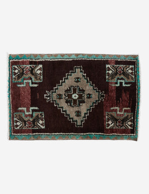 Adan Mini Vintage Rug, 1'10