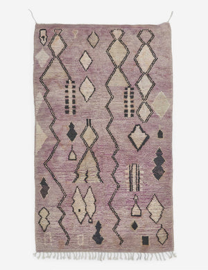 Cicek Vintage Moroccan Rug, 4'11