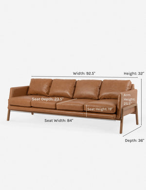 Afton Leather Sofa