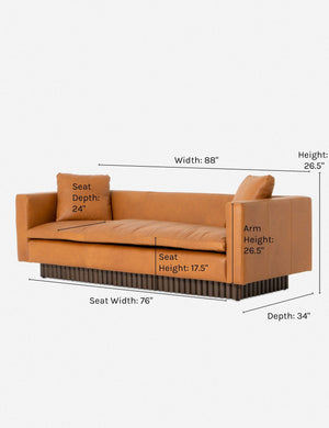 Anamarie Leather Sofa