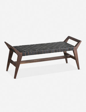 Glendora Leather Bench